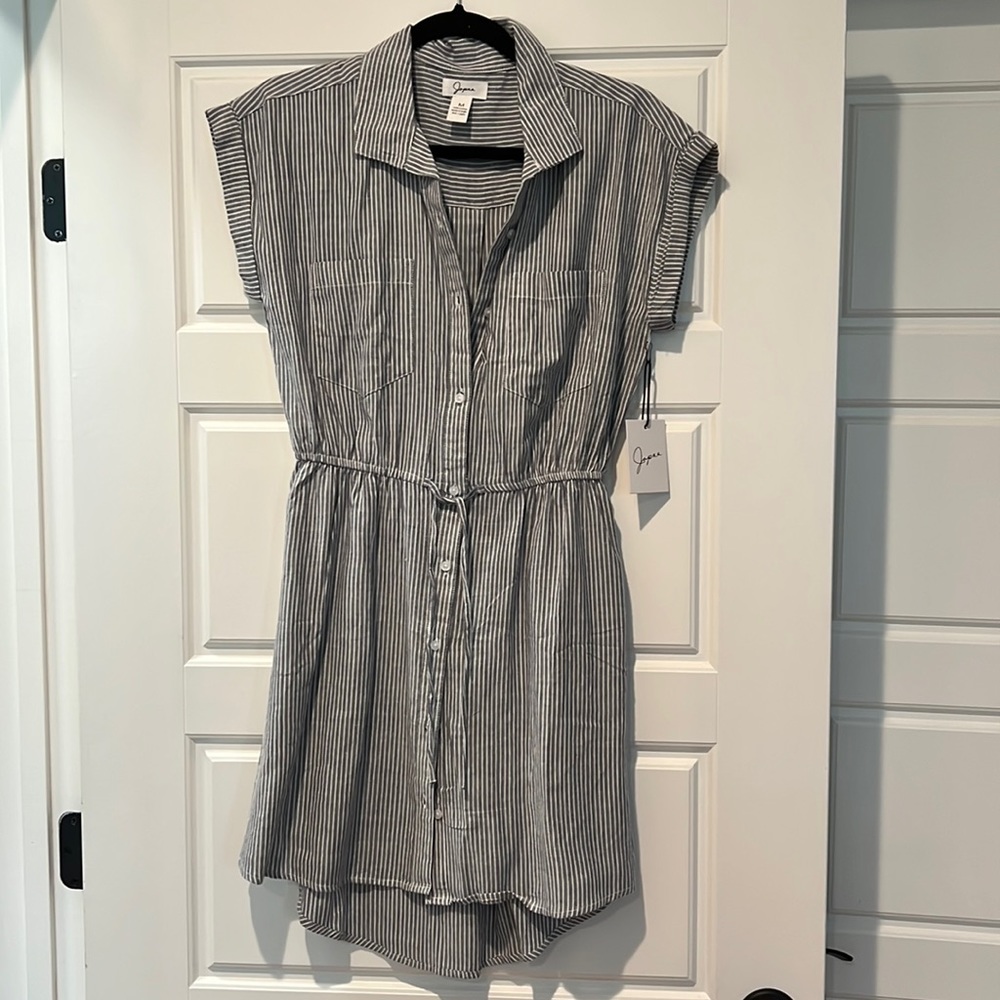 JAPNA short-sleeved buttoned up tunic